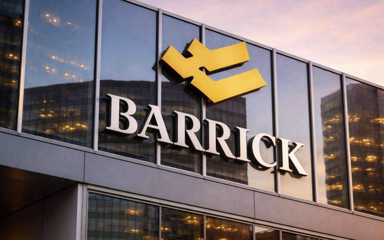 Golden nuggets and mining equipment, symbolizing Barrick Mining's intrinsic value and investment potential