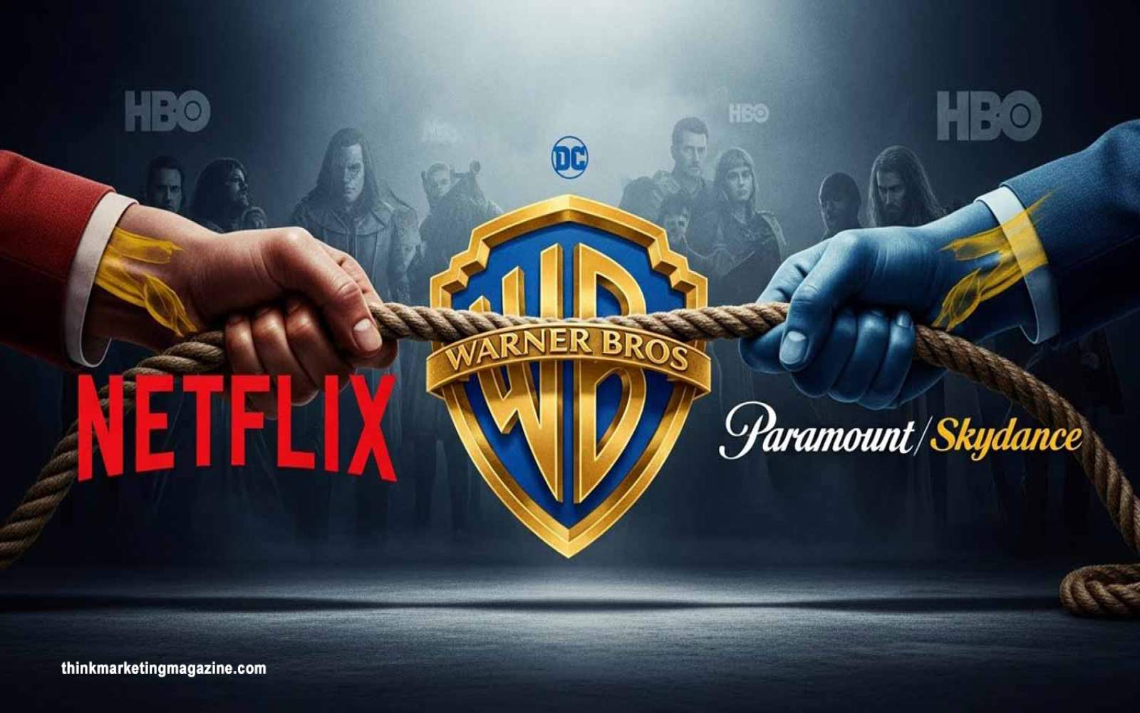 Netflix stock price chart showing a significant upward trend following a major corporate announcement